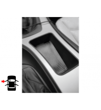 Insert en carbone pour le stockage dans la console centrale de la BMW Série 3 E90 / E91 / E92 (LHD 51167118034)