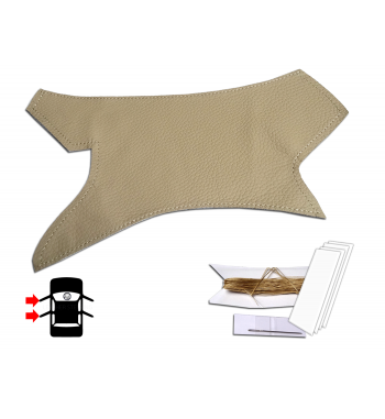 Cubierta de cuero para manijas interiores derecha e izquierda Dakota Beige BMW Serie 3 E90 E91 E92 y M3 316-340 i / d