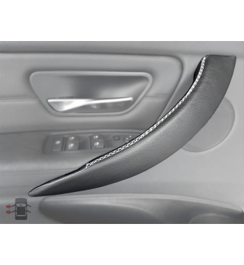 Custodia in pelle per BMW Serie 3 F30 / F31 / F34 / F35 / F80 Maniglia per porta interna (porta destra)