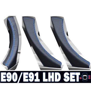Cubiertas de manijas de puertas BMW Serie 3 E90 / E91 316d, 318d, 320d, 320i, 325d, 325i, 328i, 330d, 330i, 335d, 335i, 340d, 34