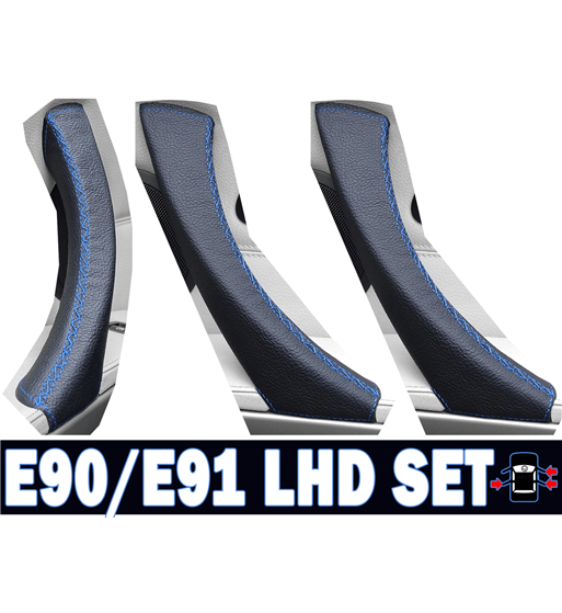 Blue Door Handle Covers SET LHD BMW 3 Series E90/ E91 Blue Door Handle Covers SET LHD BMW 3 Series E90/ E91