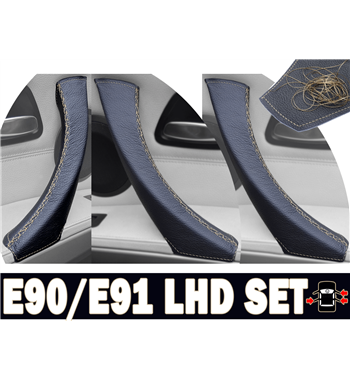 Cubiertas de manijas de puertas BMW Serie 3 E90 / E91 316d, 318d, 320d, 320i, 325d, 325i, 328i, 330d, 330i, 335d, 335i, 340d, 34