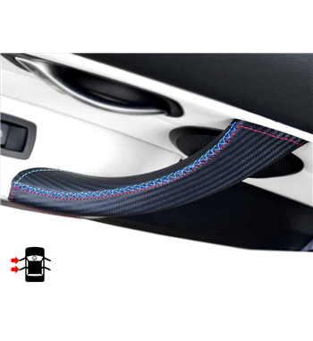 Cubiertas de manijas de puertas BMW Serie 3 E90 / E91 316d, 318d, 320d, 320i, 325d, 325i, 328i, 330d, 330i, 335d, 335i, 340d, 34