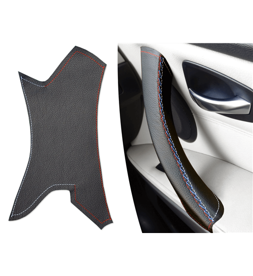 Jaronx 6 Coperture Maniglie Portiera Per BMW Serie 3 E90/E91/E92/E93 2006-2011 - ABS+PC Nero, Design A Scatto, Facile Installazione