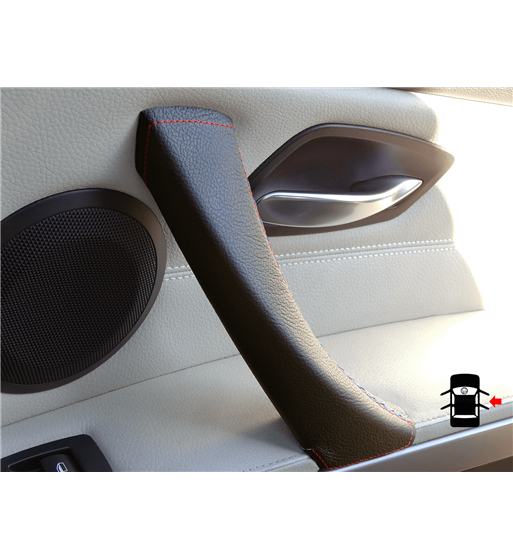 Poignée De Porte Intérieure Pour BMW Série 3 E90 - Améliorée ABS+PC Anti-Collant - Noire/Beige/Grise