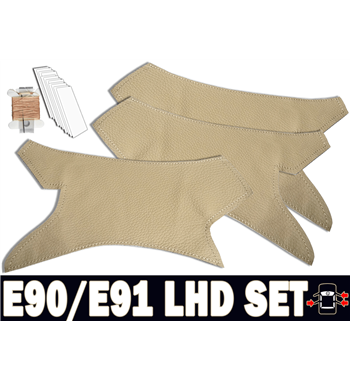 Cubiertas de manijas de puertas BMW Serie 3 E90 / E91 316d, 318d, 320d, 320i, 325d, 325i, 328i, 330d, 330i, 335d, 335i, 340d, 34