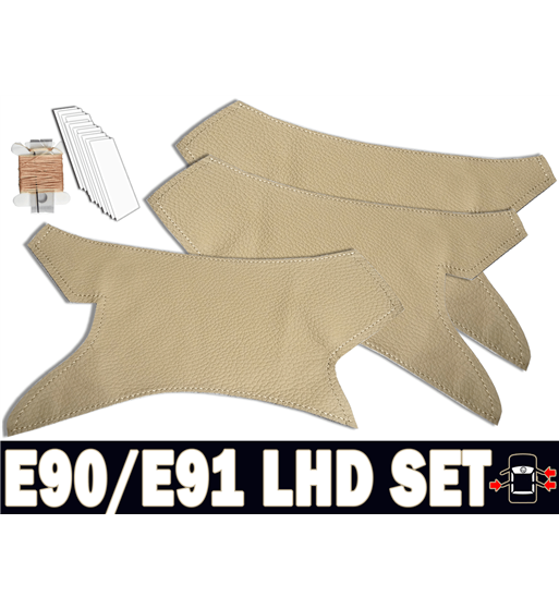 Beige door handles set for bmw 3 series LHD Beige door handles set for bmw 3 series LHD