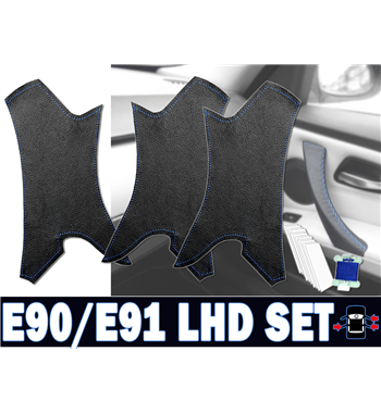 Cubiertas de manijas de puertas BMW Serie 3 E90 / E91 316d, 318d, 320d, 320i, 325d, 325i, 328i, 330d, 330i, 335d, 335i, 340d, 34