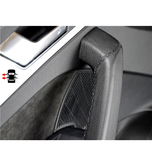 Audi Q5 Door Handle Cover Black Leather