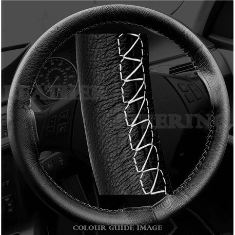 BMW 3 series 320d E46 Black Leather Steering Wheel Cover – Red-Blue with gold lacing cord BMW 3 series 320d E46 Black Leather Steering Wheel Cover – Red-Blue with gold lacing cord