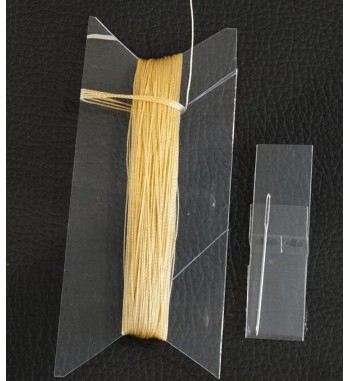 Cordón blanco para cubierta de volante de cuero 15 m / 16 yardas