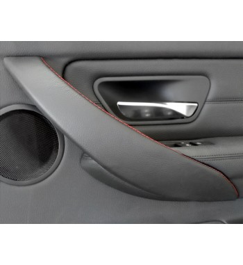 Housse en cuir pour BMW 3 Series F30 / F31 / F34 / F35 / F80 Poignée de porte intérieure (porte droite)