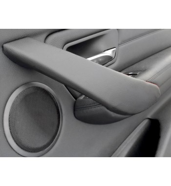 Cubierta de cuero para BMW Serie 3 F30 / F31 / F34 / F35 / F80 Manija interior de la puerta (derecha)