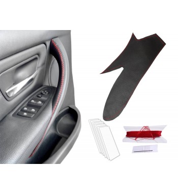 Custodia in pelle per BMW Serie 3 F30 / F31 / F34 / F35 / F80 Maniglia per porta interna (porta destra)