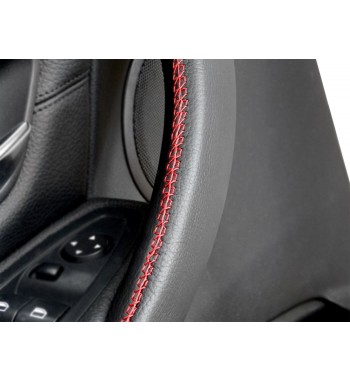 Cubierta de cuero para BMW Serie 3 F30 / F31 / F34 / F35 / F80 Manija interior de la puerta (derecha)