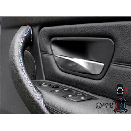 TOOGOO dan Inner Door Panel Handle Car Pull Trim Cover for BMW 3 ries F30 Black,Front Right 