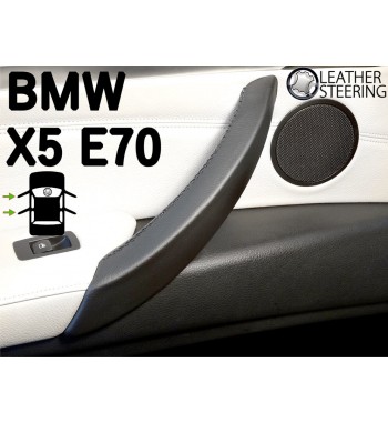 Per BMW Serie 3 E90 E91 E92 E93 Rivestimento in pelle per maniglie (SINISTRA) delle portiere passeggeri M Colore Sport