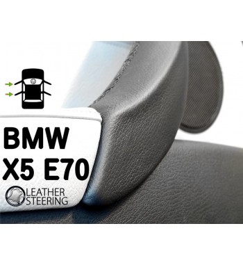 Per BMW Serie 3 E90 E91 E92 E93 Rivestimento in pelle per maniglie (SINISTRA) delle portiere passeggeri M Colore Sport