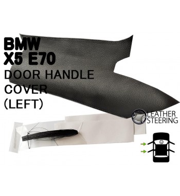Per BMW Serie 3 E90 E91 E92 E93 Rivestimento in pelle per maniglie (SINISTRA) delle portiere passeggeri M Colore Sport
