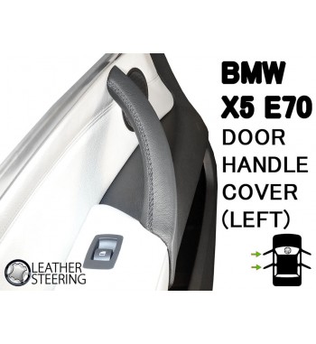 Für BMW Serie 3 E90 E91 E92 E93 Lederbezug für (IZQUIERDA) Beifahrertürgriff M Sportfarbe