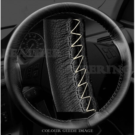 BASE MASTER BMW 3 series E90 / E91 Black Leather Steering Wheel Cover – Black stitches BASE MASTER BMW 3 series E90 / E91 Black Leather Steering Wheel Cover – Black stitches