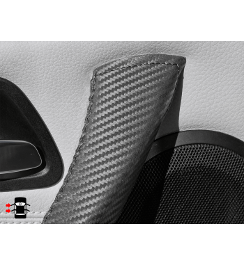 BMW E90/ E9x Carbon Effect Interior Door Handle Leather Protector