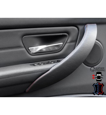 Partscollect Carbon Fiber Style Interior Door Handle Covers For BMW 3/4 Series F30 F31 M3 (4 Pieces)