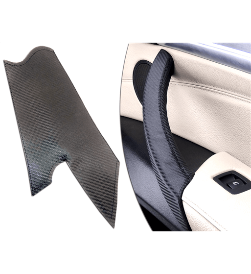 Kit Autocollant Fibre De Carbone Pour Intérieur BMW X5 E70 (2008-2013) - Pour Poignées De Porte, Tableau De Bord - Design Sportif, Pose Facile